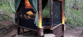 Romantic Escapes with Dinner Included in Cozy Nests for Glamping in West Baden Springs, Indiana