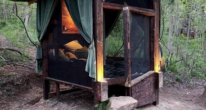 Romantic Escapes with Dinner Included in Cozy Nests for Glamping in West Baden Springs, Indiana