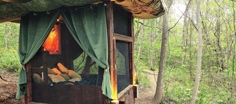 Romantic Escapes with Dinner Included in Cozy Nests for Glamping in West Baden Springs, Indiana