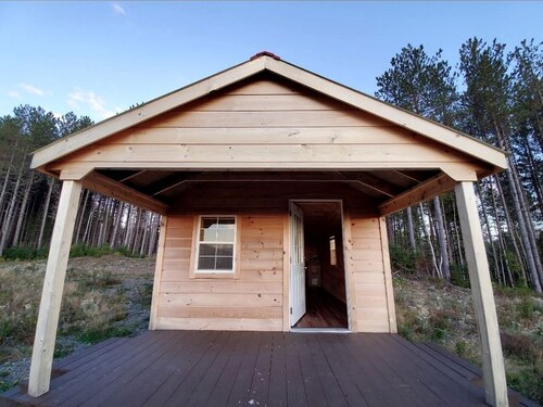 Off-Grid Cabin Nestled Among Nature with Lovely Landscape Views in Maine