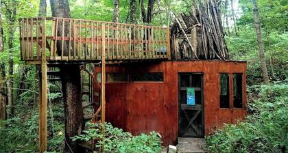 Glamping Retreats with Dinner Included at this Amazing West Baden Springs Tree House Rental