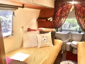 1 makuuhuone, vuodevaatteet