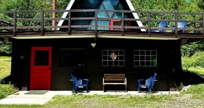 Spacious Well Furnished A-Frame with Sauna in Union Dale, Pennsylvania
