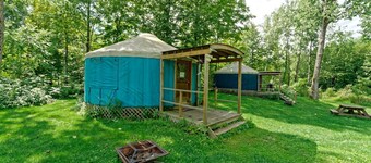 Fabulous Upstate New York Glamping Yurt on a Farm