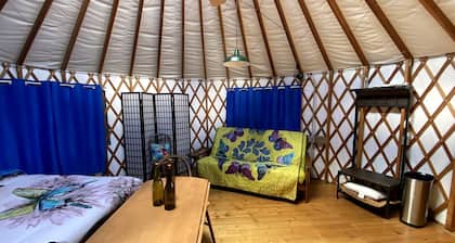 Fabulous Upstate New York Glamping Yurt on a Farm