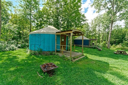 Fabulous Upstate New York Glamping Yurt on a Farm