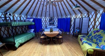 Fabulous Upstate New York Glamping Yurt on a Farm