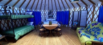 Fabulous Upstate New York Glamping Yurt on a Farm