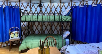 Fabulous Upstate New York Glamping Yurt on a Farm