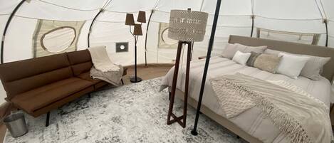 1 soverom og sengetøy