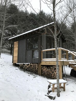 Exterior - Off Grid Tiny Cabin Ideal for Couples in Burnsville, North Carolina (Burnsville)