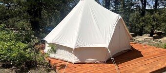 Private Bell Tent with Amazing Stargazing in Colorado