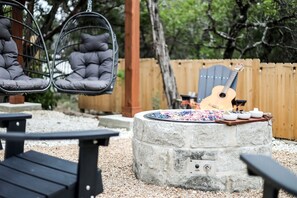 Terrace/patio - Outstanding Modern Cabin with Spectacular Outdoor and Indoor Areas in Texas (Leander)