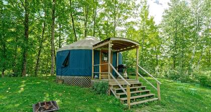 Beautiful Upstate New York Luxury Camping Yurt on a Farm