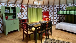 Unclassified image, 3 of 13, button - Colorful Upstate New York Yurt Rental on a Farm (Granville)