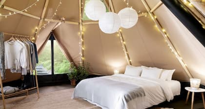 Innovative Nordic Tipi Rental for Glamping in Montana