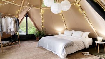 1 chambre, lit parapluie, Wi-Fi, draps fournis