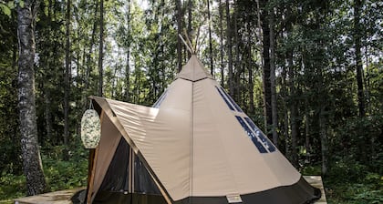 Innovative Nordic Tipi Rental for Glamping in Montana