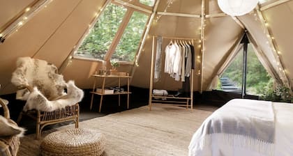Enchanting Nordic Tipi for a Montana Glamping Getaway
