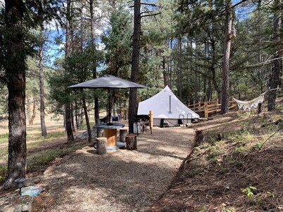 Bell Tent for Four for Dreamy Glamping Escapes in Colorado