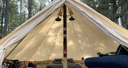 Bell Tent for Four for Dreamy Glamping Escapes in Colorado