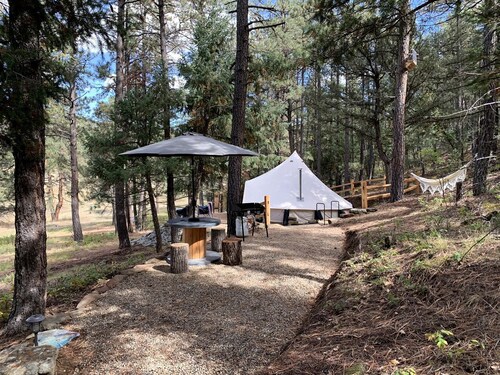 Bell Tent for Four for Dreamy Glamping Escapes in Colorado