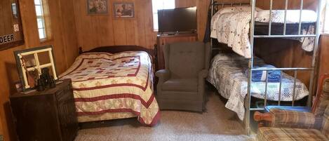 1 habitación y ropa de cama