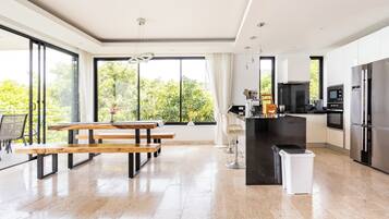 Microwave, oven, dishwasher