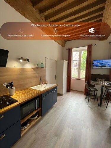 Chaleureux studio - Au Coeur du Centre ville