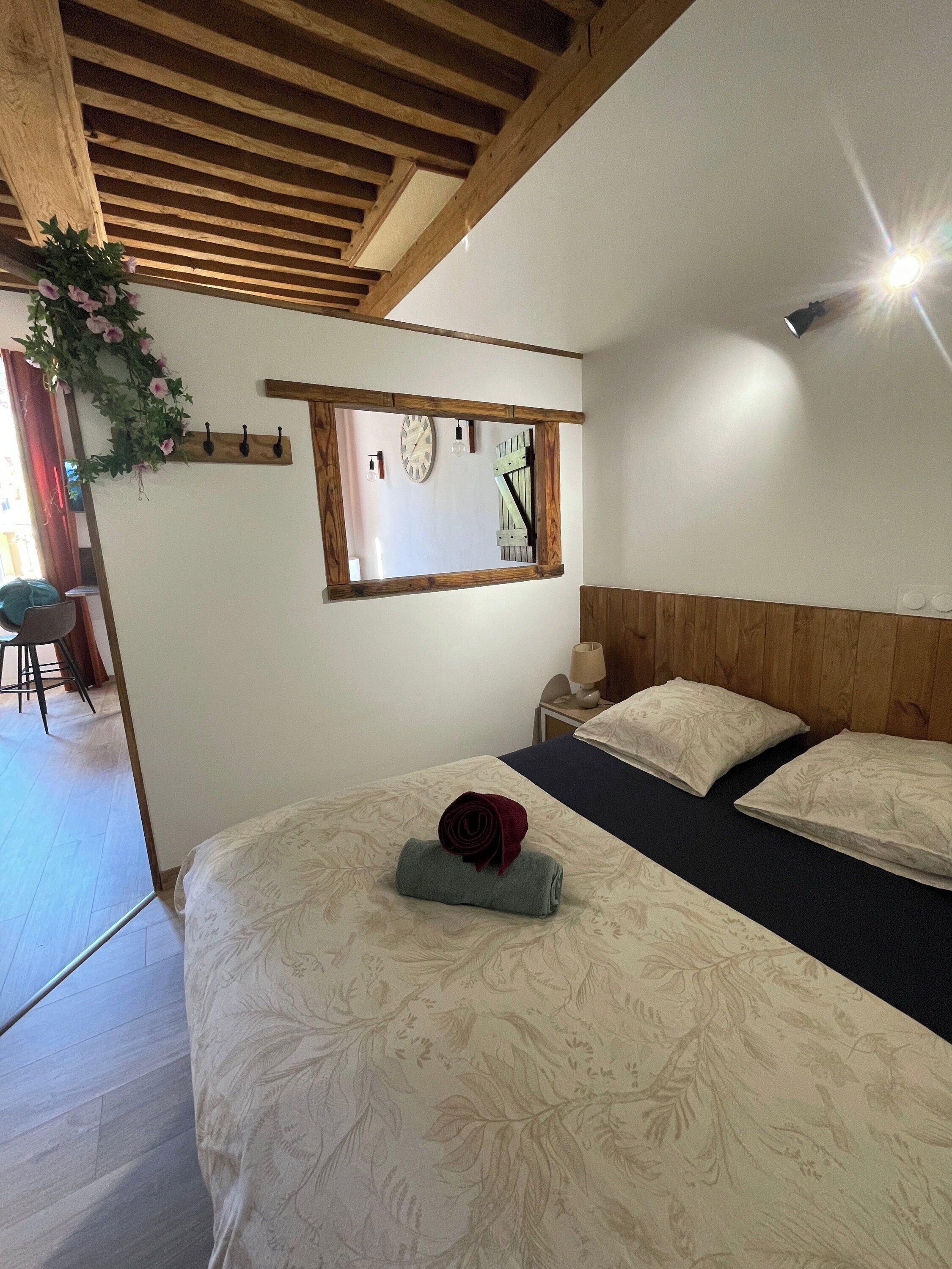 1 chambre, Wi-Fi, literie fournie