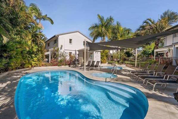 Una piscina climatizada