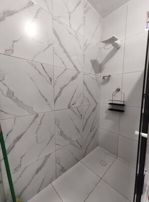 Shower, toilet paper
