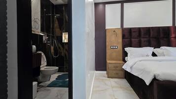 Blackout drapes, iron/ironing board, free WiFi