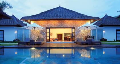 THE JIWA, a tropical Luxury Villa with Ocean Views&Lush Garden near Gili Island