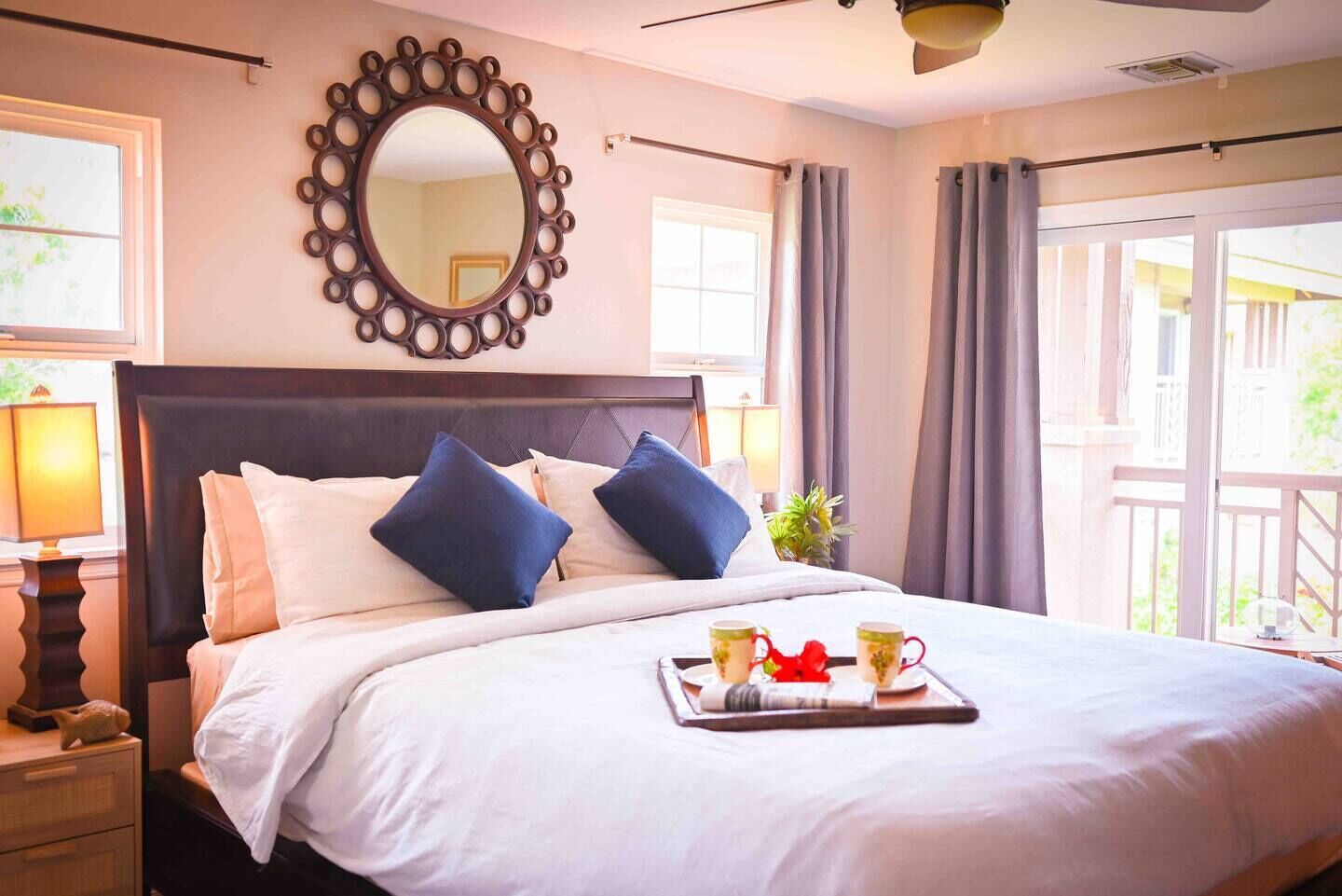 3 bedrooms, iron/ironing board, internet, bed sheets