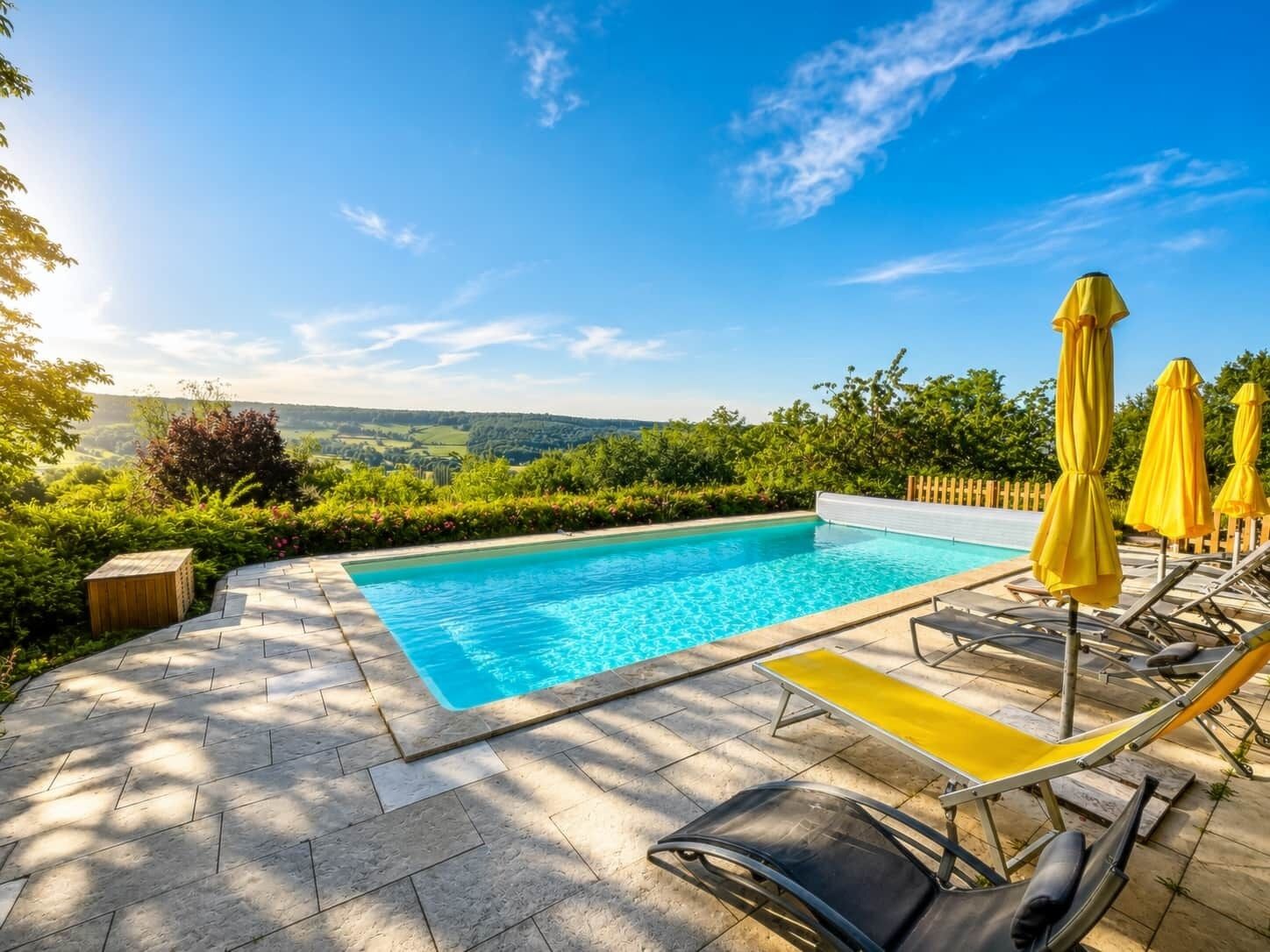 Una piscina climatizada