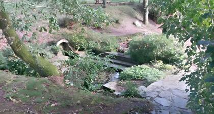 Chalet du bonheur au bord au lac de guerledan