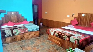 패밀리룸, 에어컨 | 간이 침대, 무료 WiFi, 침대 시트