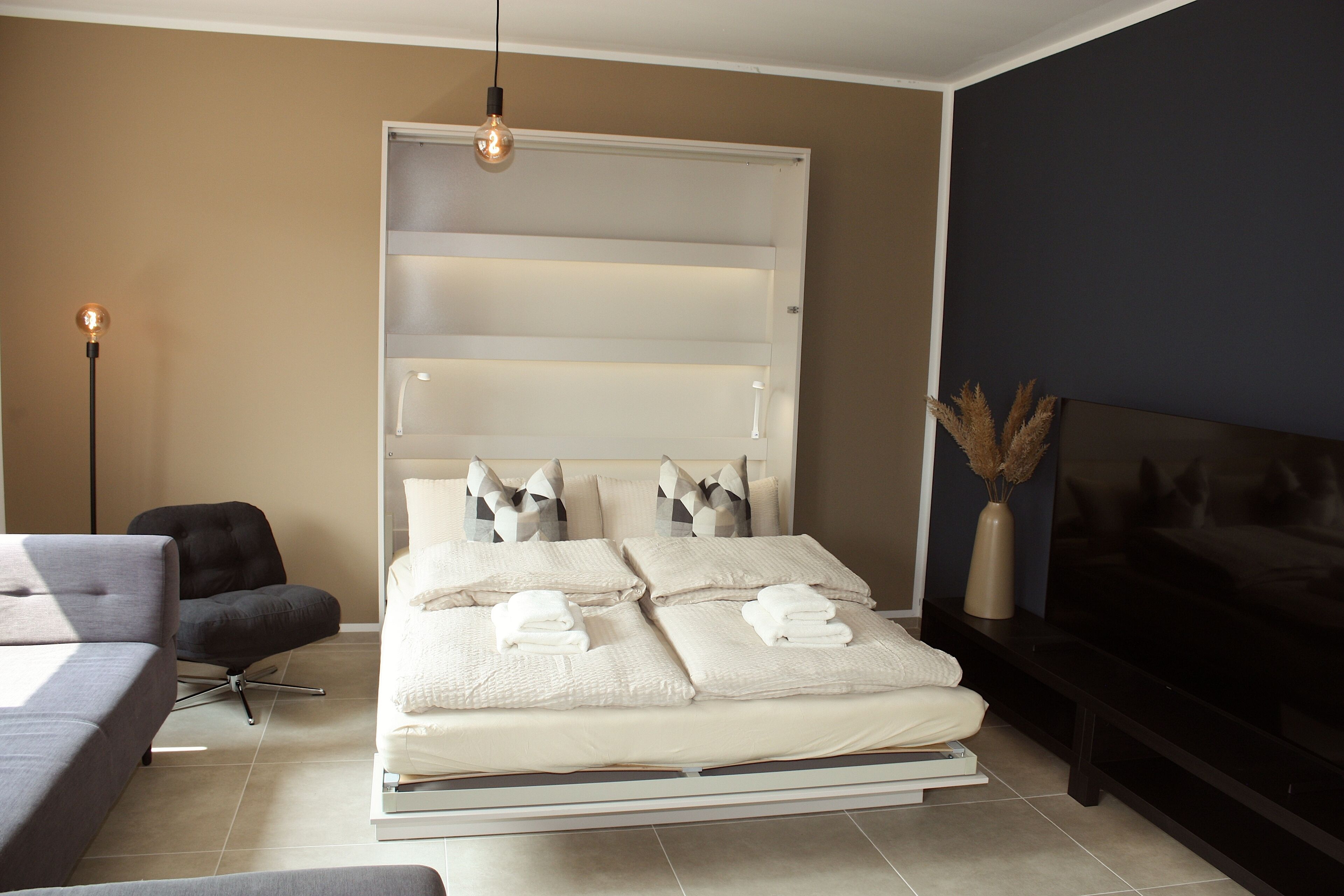 1 Schlafzimmer, Schreibtisch, Reisekinderbett, kostenloses WLAN