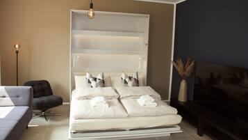 1 Schlafzimmer, Schreibtisch, Reisekinderbett, kostenloses WLAN