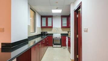 Departamento Premium, 1 habitación, vista a la marina | Cocina privada