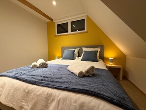 Desk, iron/ironing board, travel crib, free WiFi