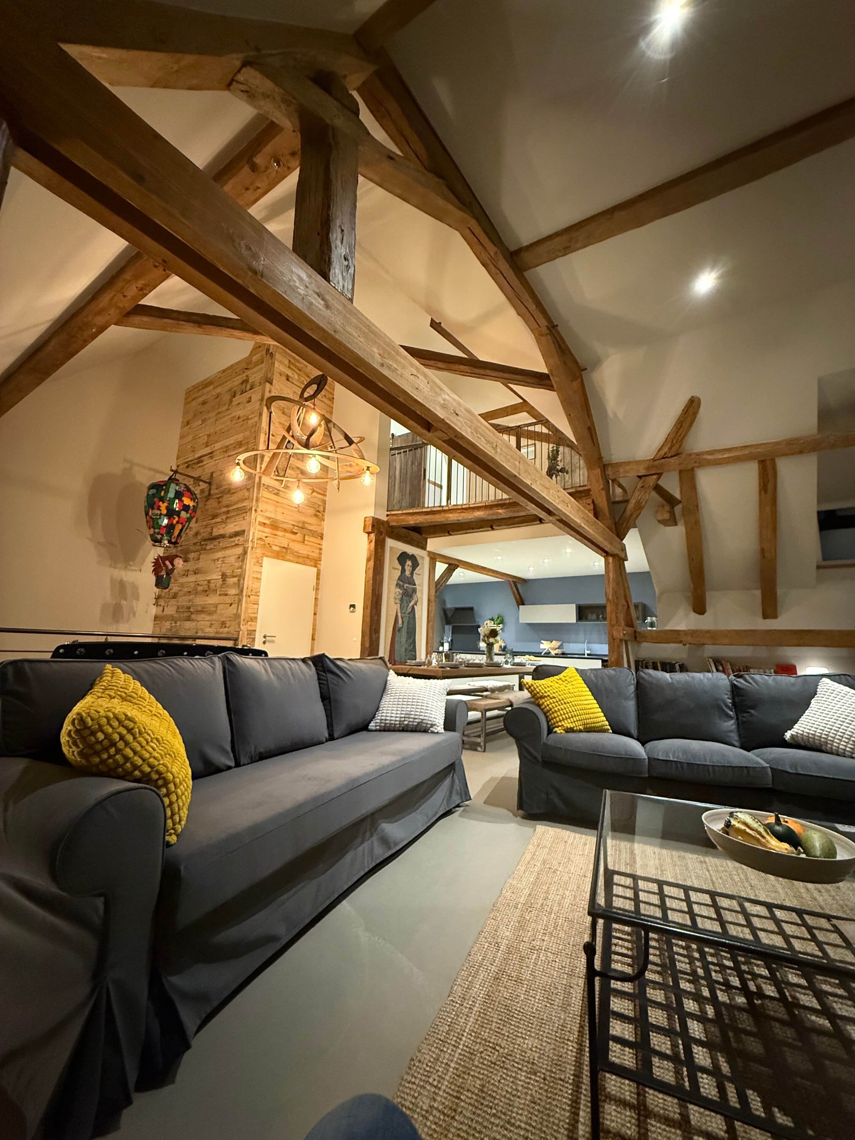 Smart TV, foosball, books