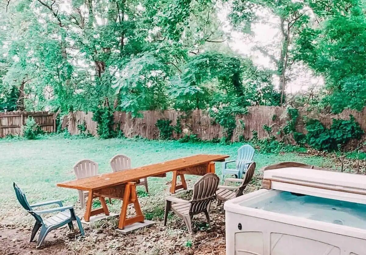 Bain à remous extérieur