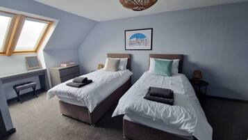 Desk, iron/ironing board, free WiFi, bed sheets