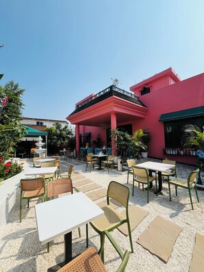 Voorkant van accommodatie