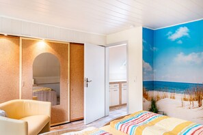3 dormitorios, tabla de planchar con plancha, wifi y ropa de cama