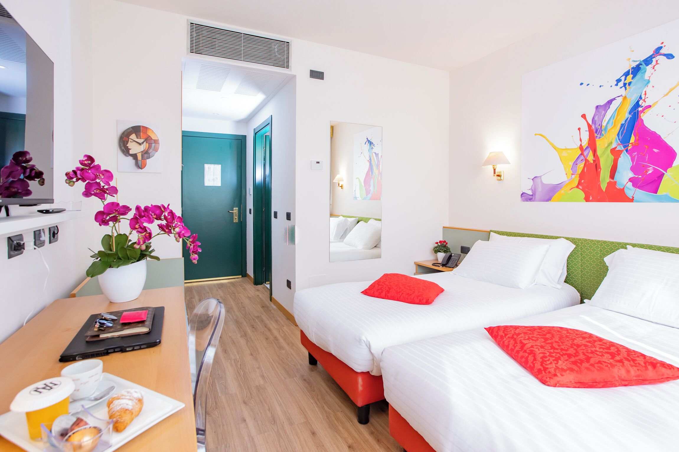 Kamar Twin Klasik, pemandangan kota | Wi-Fi gratis