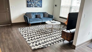 TV, fireplace, offices