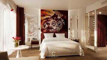 In-room safe, desk, laptop workspace, blackout drapes